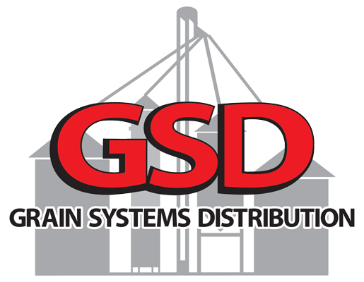 GSD Grain Systems Distribution logo with silos in background